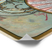 Mucha - Lefevre Biscuits 1896 Poster (Ecke)