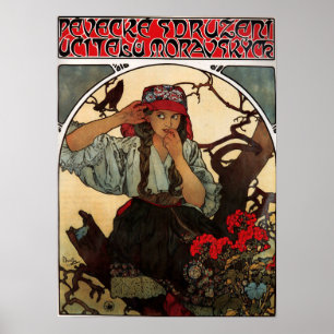 Mucha - Mährischer Lehrerchor 1911 Poster