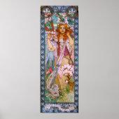 Mucha - Maud Adams als Mitglied des Arc 1909 Poster (Vorne)