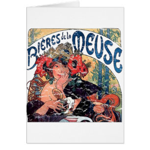 Mucha -Muse -1860 - bedrückt