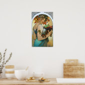 Mucha - Obst Poster (Küche)