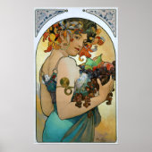 Mucha - Obst Poster (Vorne)
