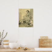Mucha - Octobre Cocorico Poster (Küche)