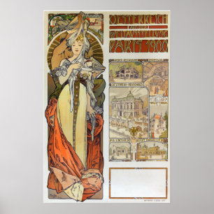 Mucha - Österreichischer Pavillon Paris 1900 Poster