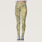 Mucha Pfingstrosen-Leggings Leggings (Vorderseite)