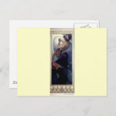 Mucha Polar Star Art Deco Postkarte (Vorne/Hinten)