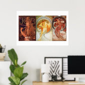 Mucha Poster (Heimbüro)