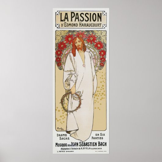 Mucha Poster: La Passion/ Die Leidenschaft Christi Poster (Vorne)