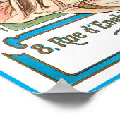 Mucha Poster Print: Parfüm Ad (Ecke)