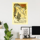 Mucha Poster: Salon des Cent Poster (Heimbüro)