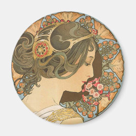Mucha Primrose CC0639 Kühlschrank Art Collection M Magnet