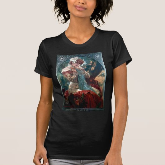 Mucha rotes Kleid der Lefevre-Utile T-Shirt (Vorderseite)
