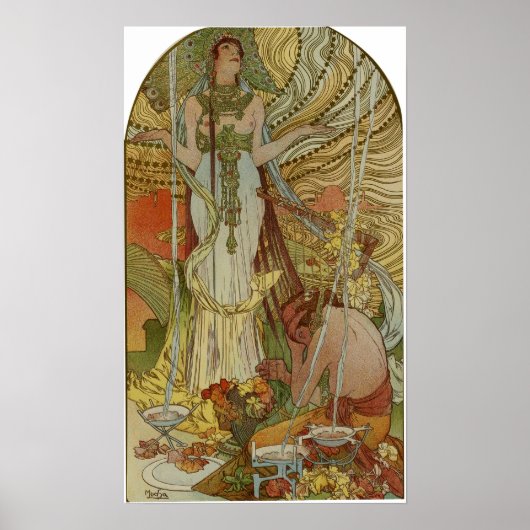 Mucha - Salammbo 1897 Poster (Vorne)