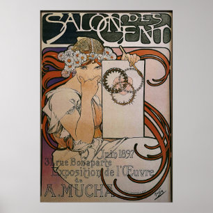 Mucha - Salon Des Ausstellung 1897 Poster