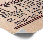 Mucha Sarah Bernhardt Der Samaritan-Lampenpost Poster (Ecke)