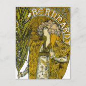 Mucha - Sarah Bernhardt - Gismonda Postkarte (Vorderseite)