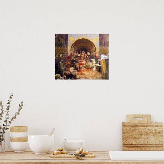 Mucha - Simeon Bulharsky Poster (Küche)