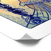 Mucha Sinti und Roma Girl Poster (Ecke)