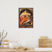 Mucha - Société Populaire Des Beaux-Arts Poster (Küche)
