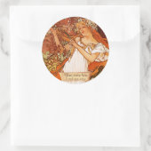 Mucha Spring Art Nouveau Buchzeichen Stickers (Tasche)