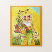 Mucha Spring Cat Spoof Puzzle (Vertikal)