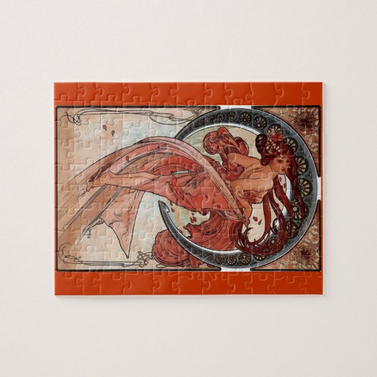 mucha Tanz-Kunst-Deko Puzzle (Horizontal)