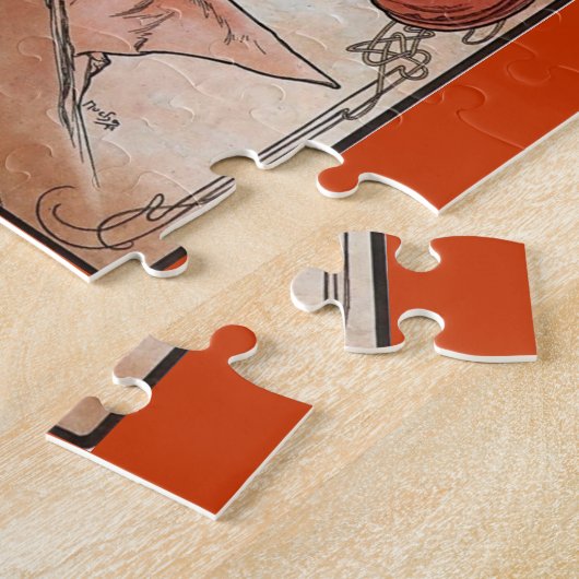 mucha Tanz-Kunst-Deko Puzzle (Seite)