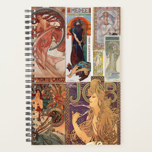 Mucha Themed Art Nouveau Planer (Vorderseite)