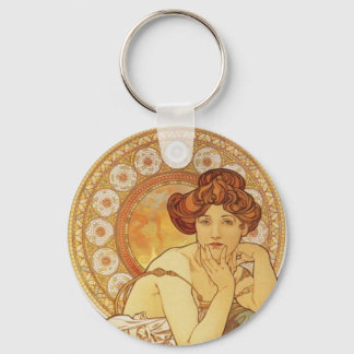 Mucha Topaz Keyring Schlüsselanhänger
