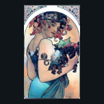 Mucha Trauben Vintage Frau Poster<br><div class="desc">A. Mucha. Trauben.</div>