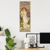 Mucha Vintage Poster: La Dame aux Camélias Poster (Heimbüro)