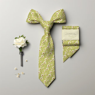 Mucha Water Lily Seide Jugendstil Flora Männer Krawatte