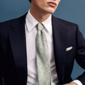 Mucha Water Lily Seide Jugendstil Flora Männer Krawatte