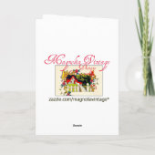 Mucha "Wertvoll Stones ~ Topaz" November Karte (Rückseite)