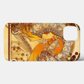 Mucha Zodiac Case-Mate iPhone Case (Rückseite (Horizontal))