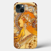 Mucha Zodiac Case-Mate iPhone Hülle (Rückseite)