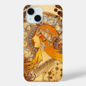Mucha Zodiac Case-Mate iPhone Hülle (Rückseite)