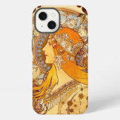 Mucha Zodiac iPhone Hülle (Rückseite)