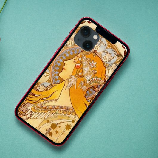 Mucha Zodiac iPhone Hülle