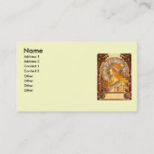 Mucha Zodiac Visitenkarte (Rückseite)