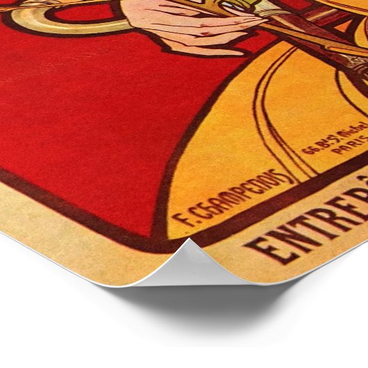 Mucha - Zyklen Poster (Ecke)