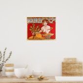 Mucha - Zyklen Poster (Küche)