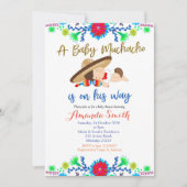 Muchacho MEXICAN Fiesta Kinderdusche Einladung (Vorderseite)