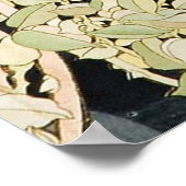 Mucha's Femme a la Marguerite Poster (Ecke)