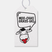 Muchas Gracias Cow dachte vielen Dank an Funny Geschenkanhänger (Vorderseite)
