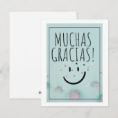 MUCHAS GRACIAS FEIERTAGSKARTE (Vorne/Hinten)