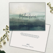 Muchas Gracias Modern Sage Grüne Spanische Hochzei Dankeskarte