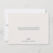 Muchas Gracias Modern Sage Grüne Spanische Hochzei Dankeskarte (Rückseite)