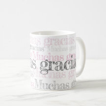 Muchas gracias/Spanisch dankt Ihnen zu höhlen