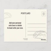 Muchas Gracias Taco Vielen Dank Postkarte (Rückseite)